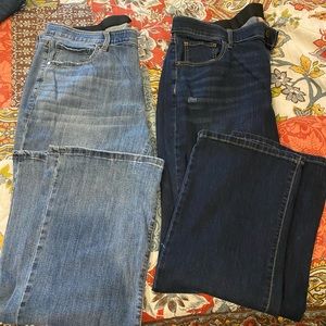 EVRI Jeans BootCut. TWO PAIR PER LOT.